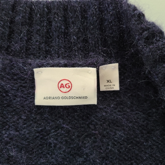 AG Adriano Goldschmied Cardigan in Navy - Picture 4 of 6